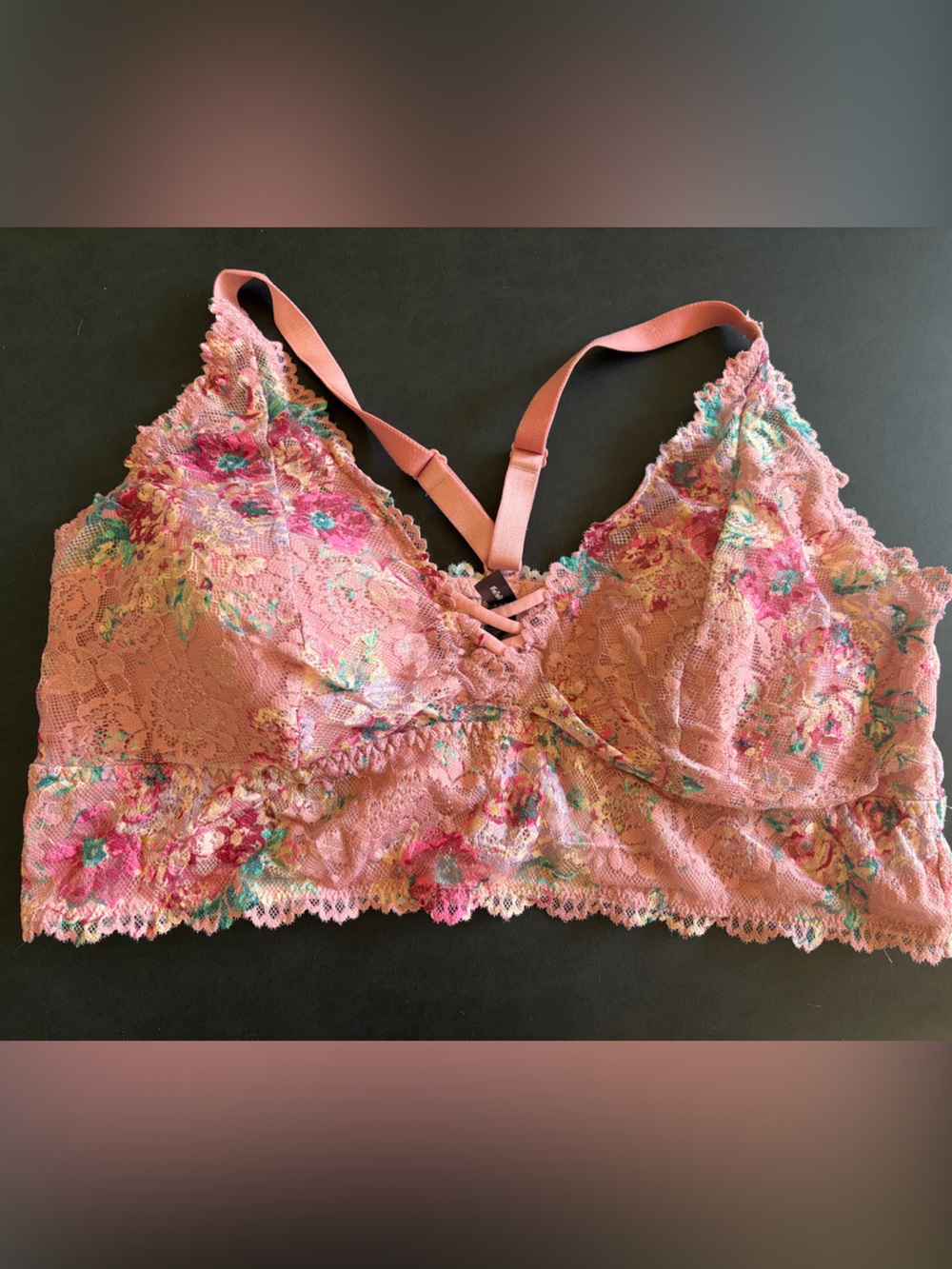 Torrid Floral Lace Bralette - Pink
